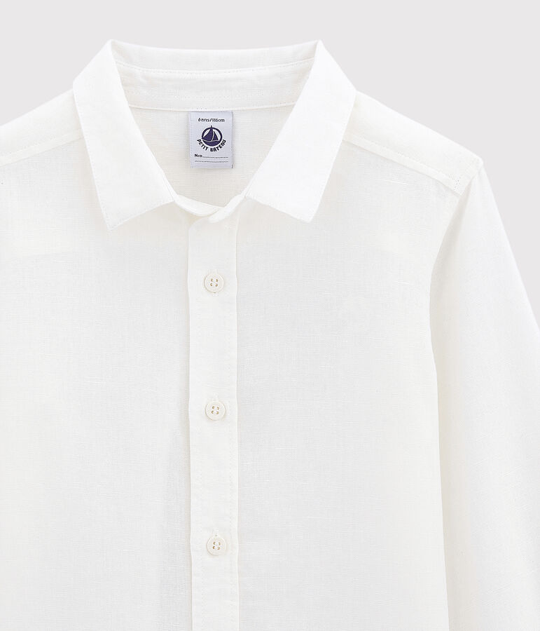 Camicia oxford bambino bianco ECUME