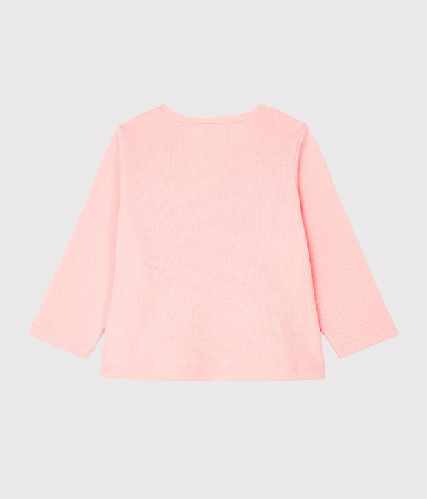 Cardigan beb&egrave; femmina rosa