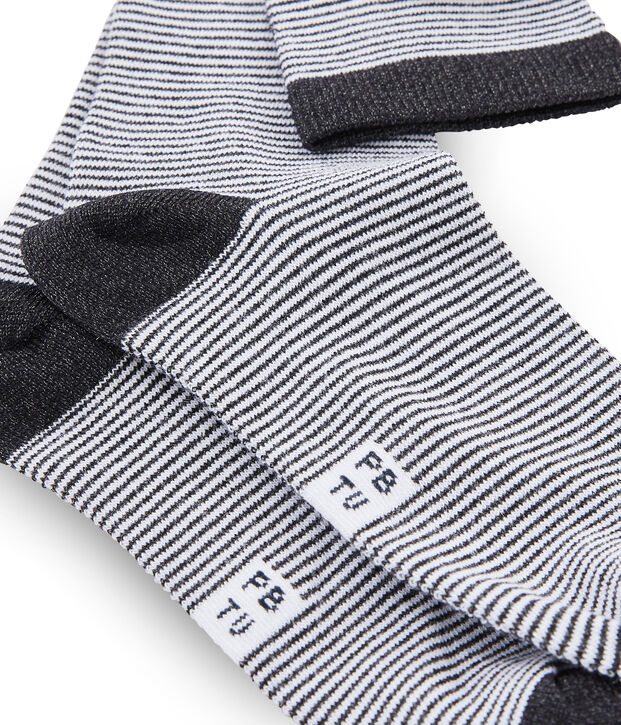 Calzini alti donna blu/bianco