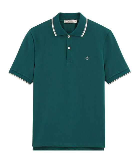 Polo maniche corte uomo verde PINEDE
