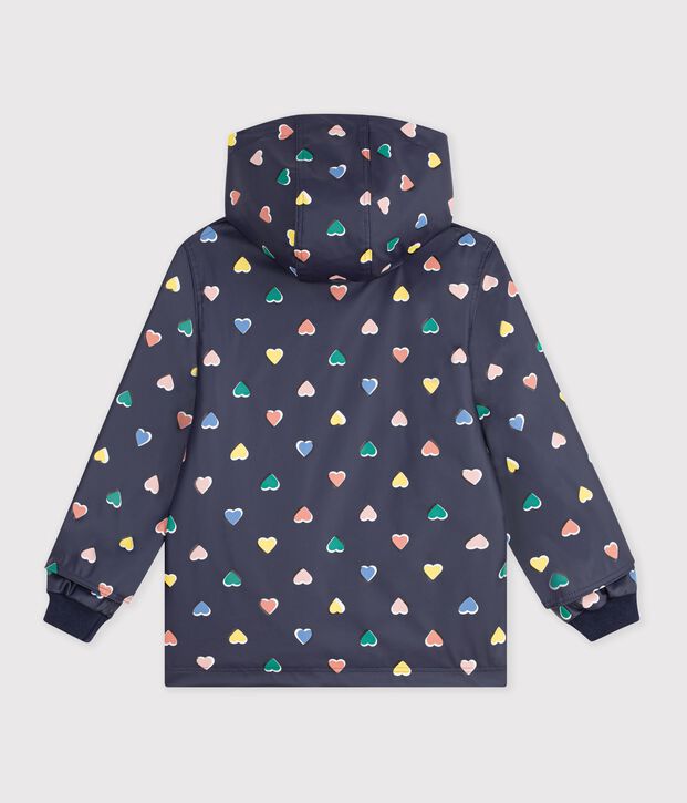 Cerata con stampa a cuori bambino blu/multicolore