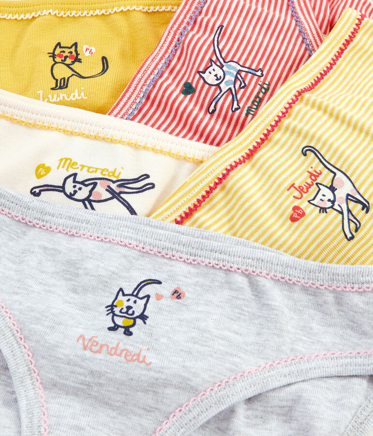 Confezione da 5 slip bambina variante 1