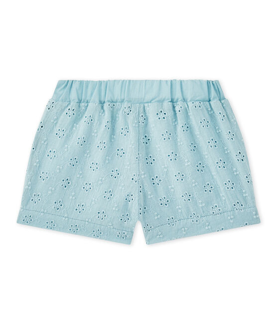 Pantaloncino bebè bambina sangallo blu MIMI