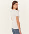 T-shirt maniche corte tinta unita donna bianco ECUME