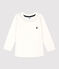 T-shirt in cotone bebè bianco MARSHMALLOW
