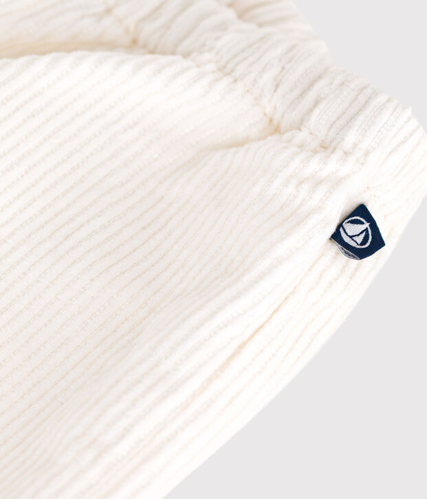 Pantaloni in velluto tinta unita neonato MILK