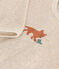 Pigiama neonato in ciniglia  beige MONTELIMAR CHINE