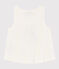 Canottiera in cotone bambina bianco MARSHMALLOW