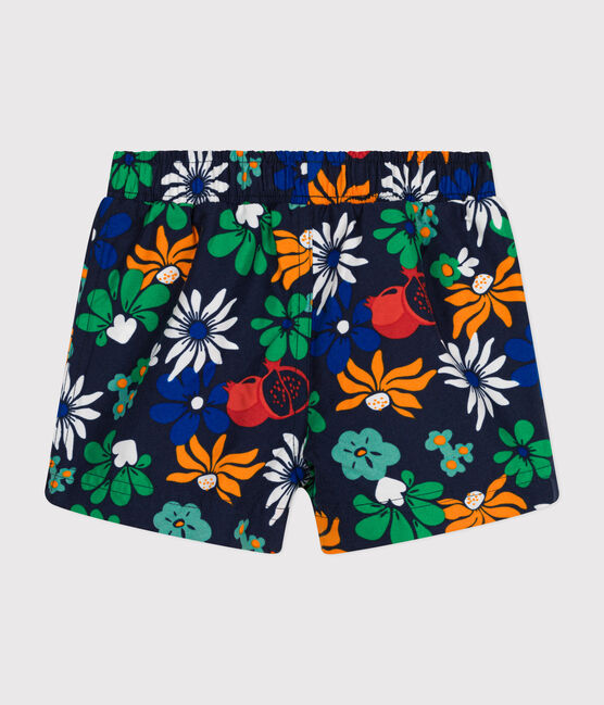 Shorts da bagno bebè blu MEDIEVAL/bianco MULTICO