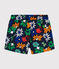 Shorts da bagno bebè blu MEDIEVAL/bianco MULTICO