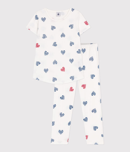 Pigiama in cotone a fiori bambino MARSHMALLOW/ SPI/ MULTICO
