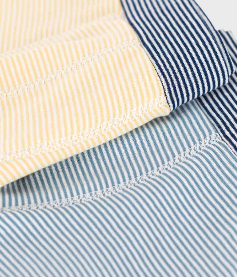 Confezione da 2 boxer di cotone millerighe bambino variante 1