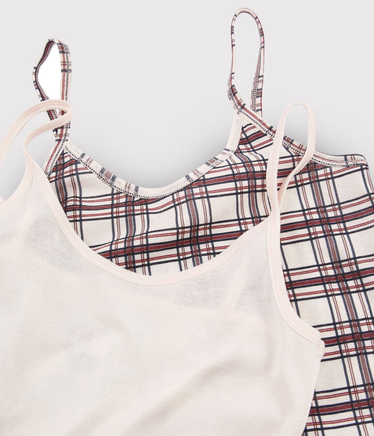 Confezione da 2 canottiere con spalline donna multicolore