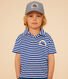 Cappellino in denim celeste bambino