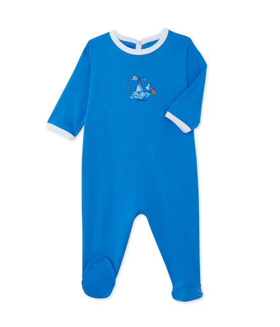 Tutina bebé unisex blu Delphinium