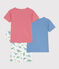Set di 3 T-shirt bambino a maniche corte in cotone con dinosauri variante 1