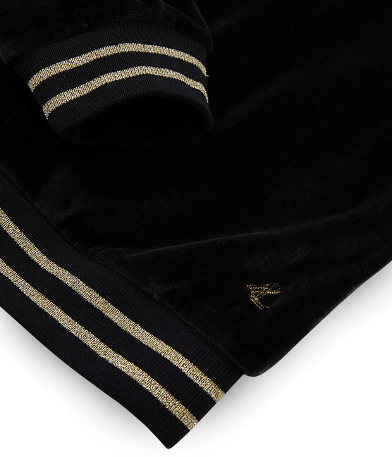 Cardigan bambina nero NOIR