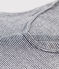 Canotta donna in lino millerighe blu SMOKING/bianco LAIT