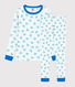 Pigiama snugfit fantasia tartarughe bambino-bambina in cotone