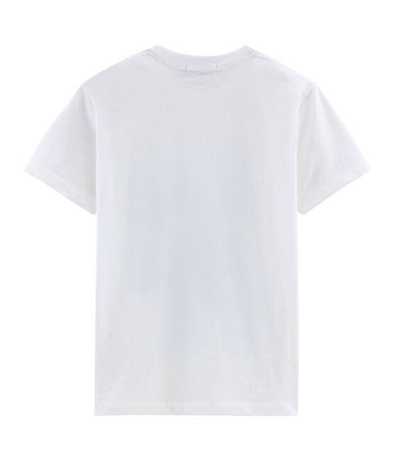 T-shirt unisex fantasia cartolina postale bianco ECUME