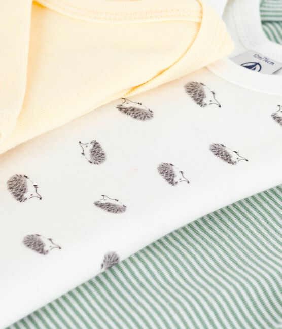 Set di body a maniche lunghe in cotone con stampa di ricci neonato variante 1