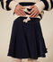 Gonna in velluto bouclé bambina blu SMOKING