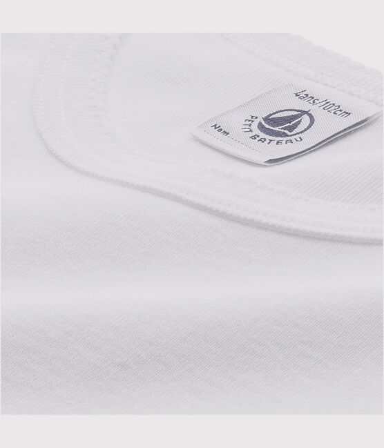 Confezione da 2 t-shirt a manica lunga bianche ragazza variante 1