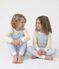Pigiama in cotone a righe bambino blu/multicolore