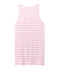 Canotta donna in costina originale 1x1 rosa BABYLONE/bianco MARSHMALLOW