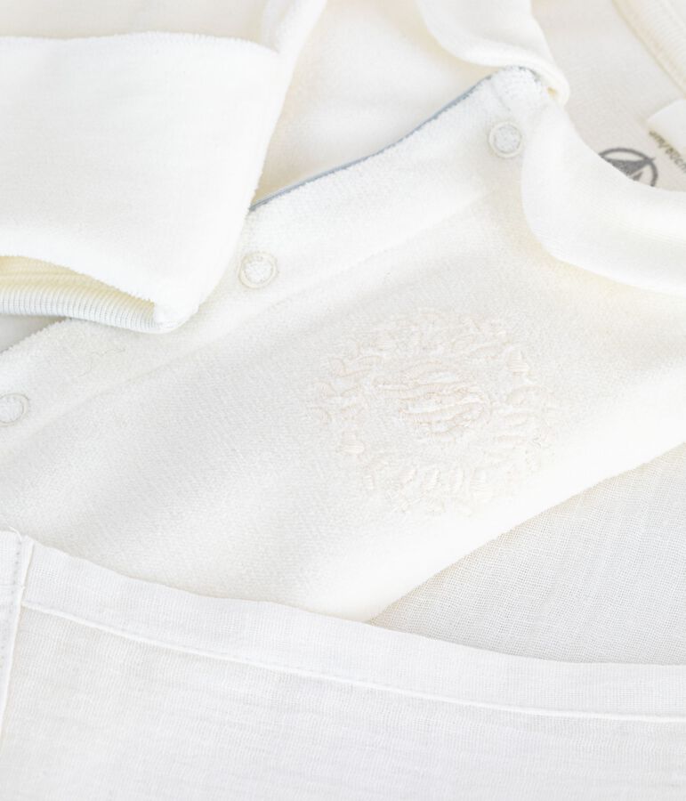 Valigetta regalo nascita in cotone multicolore