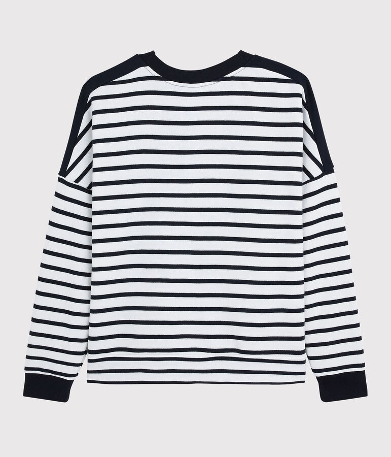 Felpa Donna bianco/blu