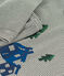 Pigiama a righe bambino unisex in cotone AVORIAZ/ MARSHMALLOW