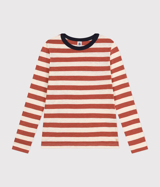 T-shirt LE DROIT girocollo in cotone Donna FAMEUX/ AVALANCHE