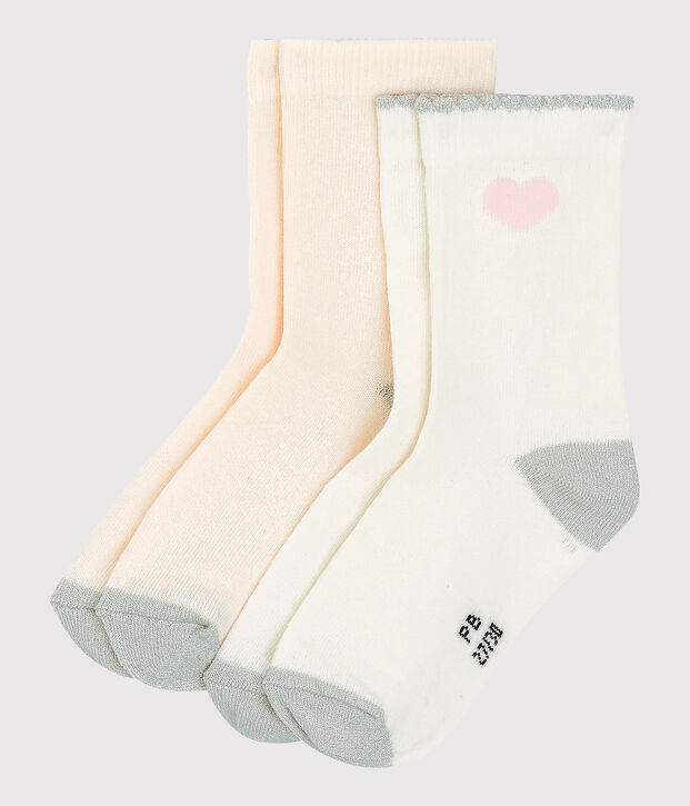 Confezione da 2 paia di calzini bambina multicolore