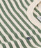 T-shirt a righe in jersey leggero bambino verde CROCO/ AVALANCHE