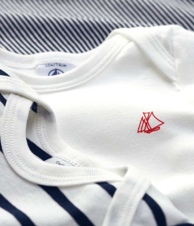 Confezione da 3 body a manica lunga beb&egrave; multicolore