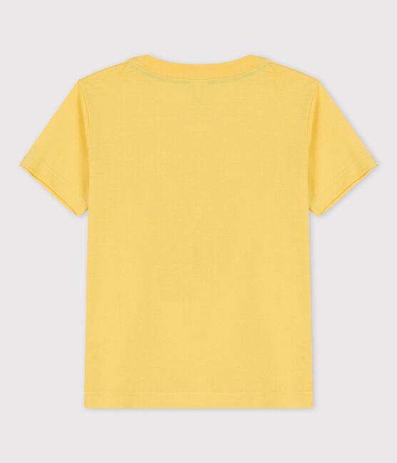 T-shirt  maniche corte in cotone bambino giallo ORGE