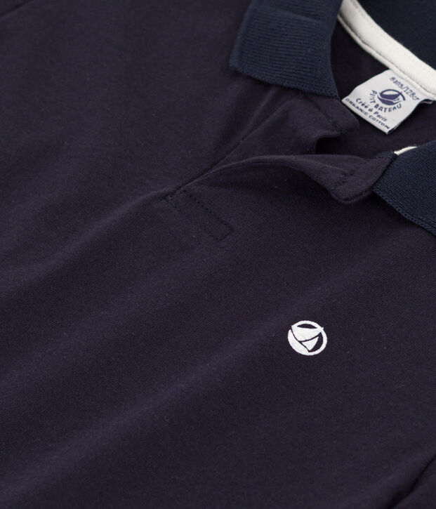 Polo manica corta in cotone bambino SMOKING