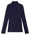 Dolcevita donna in cotone leggero blu Soir