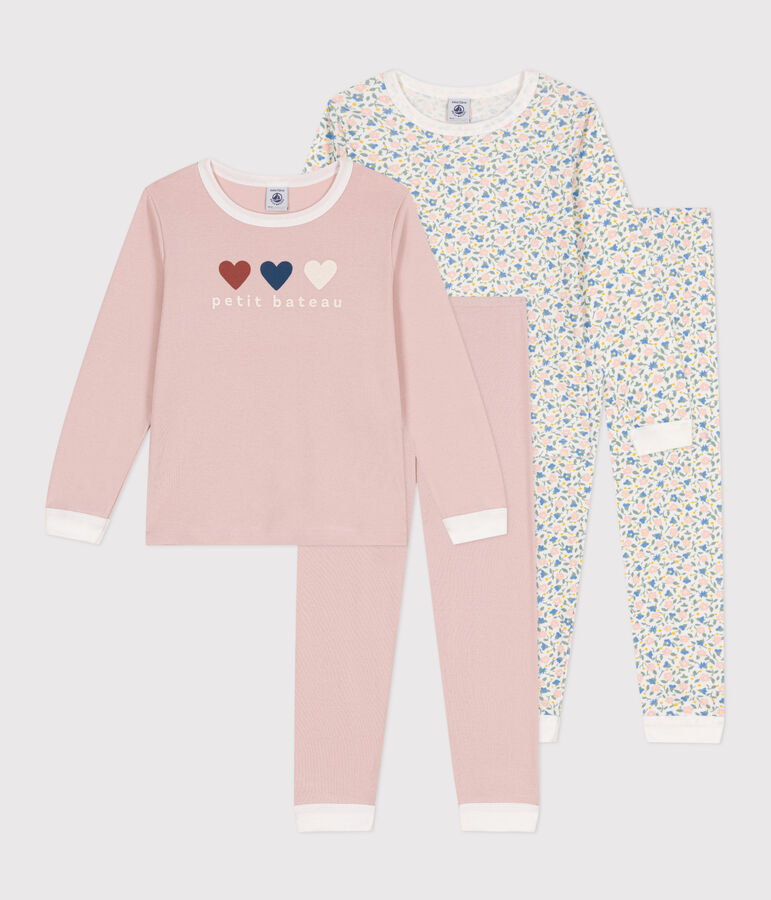 Set di 2 pigiami in cotone bambino multicolore