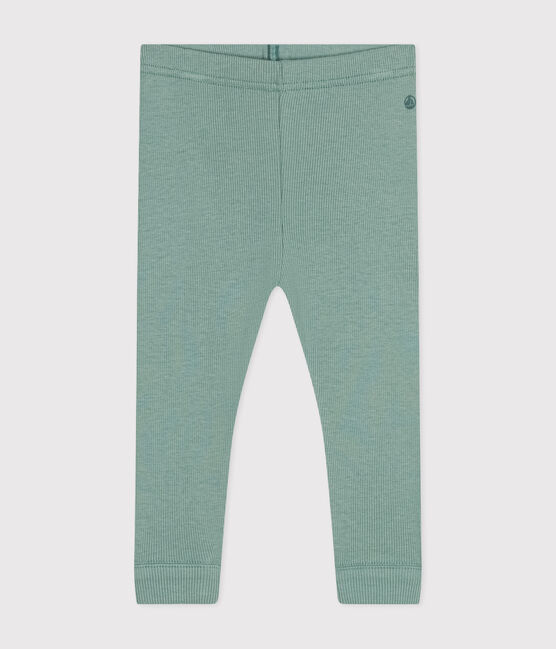 Leggings in cotone per bebè verde PAUL