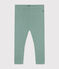 Leggings in cotone per bebè verde PAUL