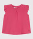 Blusa senza maniche in cotone neonato