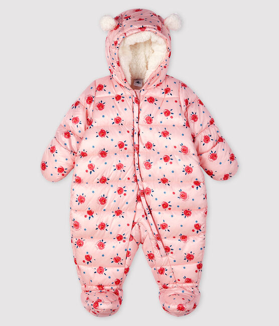 Tutina imbottita bebè femmina/maschietto rosa MINOIS/bianco MULTICO