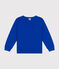 T-shirt a maniche lunghe in jersey flammé  bambino blu CALVIN