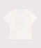 T-shirt a maniche corte in jersey sottile bambino bianco MARSHMALLOW