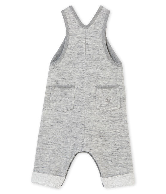 Salopette in maglia per bebé maschio grigio GRIS
