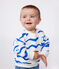 Felpa in cotone con squalo stampato neonato blu MARSHMALLOW/ PORCELANA