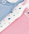 Set di canotte con spalline in cotone con stampa a cuori bambina variante 1