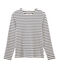 Marinière iconica uomo grigio BELUGA/blu SMOKING